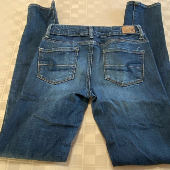 EUC size 0 AEO skinny Super Stretch 24 X 31 Long‎ - Picture 1 of 8